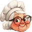 Granny cooks for me