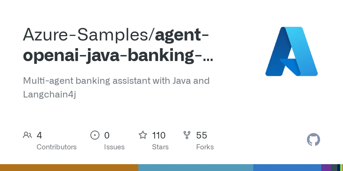 Ejemplo de Asistente Bancario Java en Azure OpenAI – Agente IA | Creati.ai