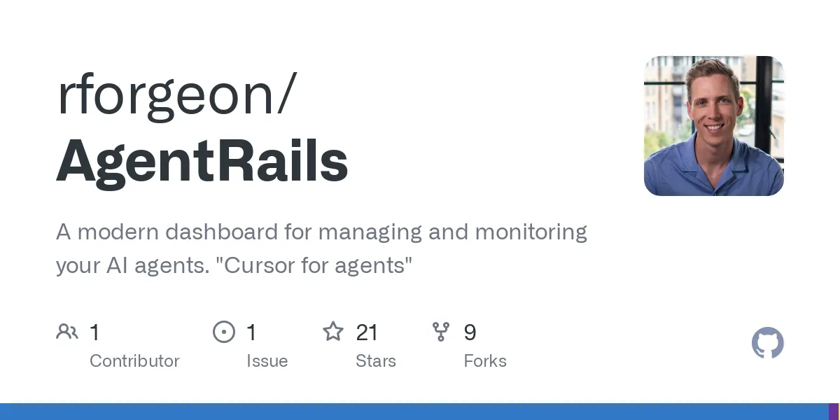 Agent On Rails AgentRails: Marco de Agentes IA para Aplicaciones Ruby on Rails | Creati.ai