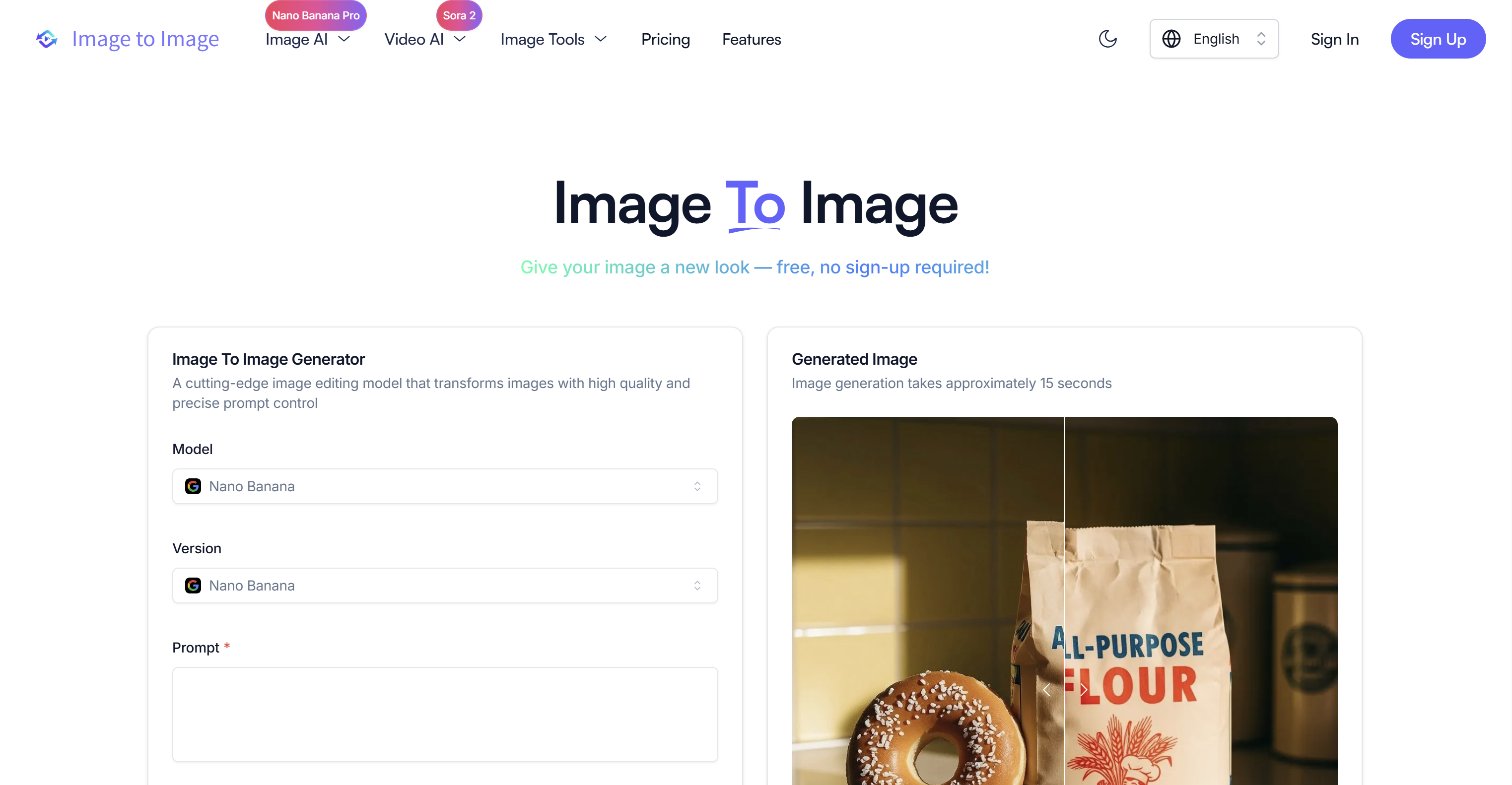 Image To Image AI Generator – Free AI Photo Transformation Tool | Creati.ai