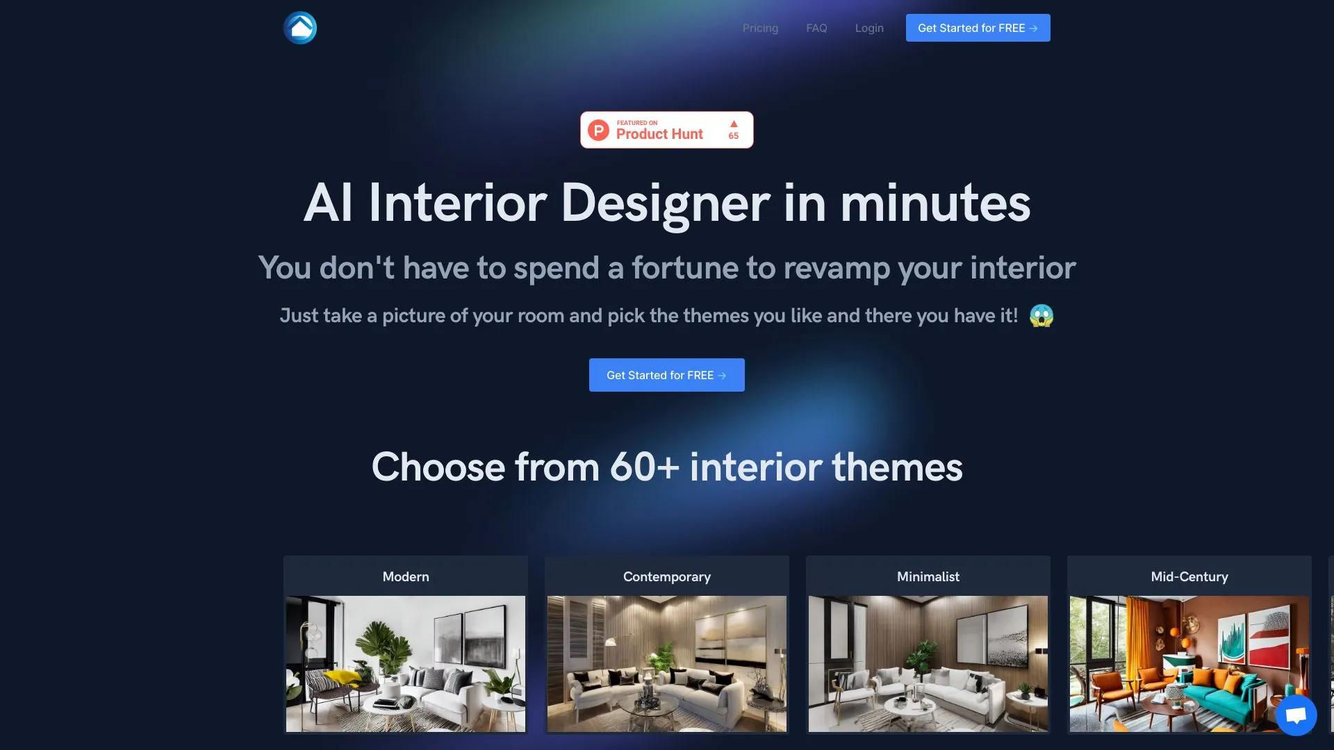 Diseñador de Interiores AI: Transforma tu Espacio con IA | Creati.ai