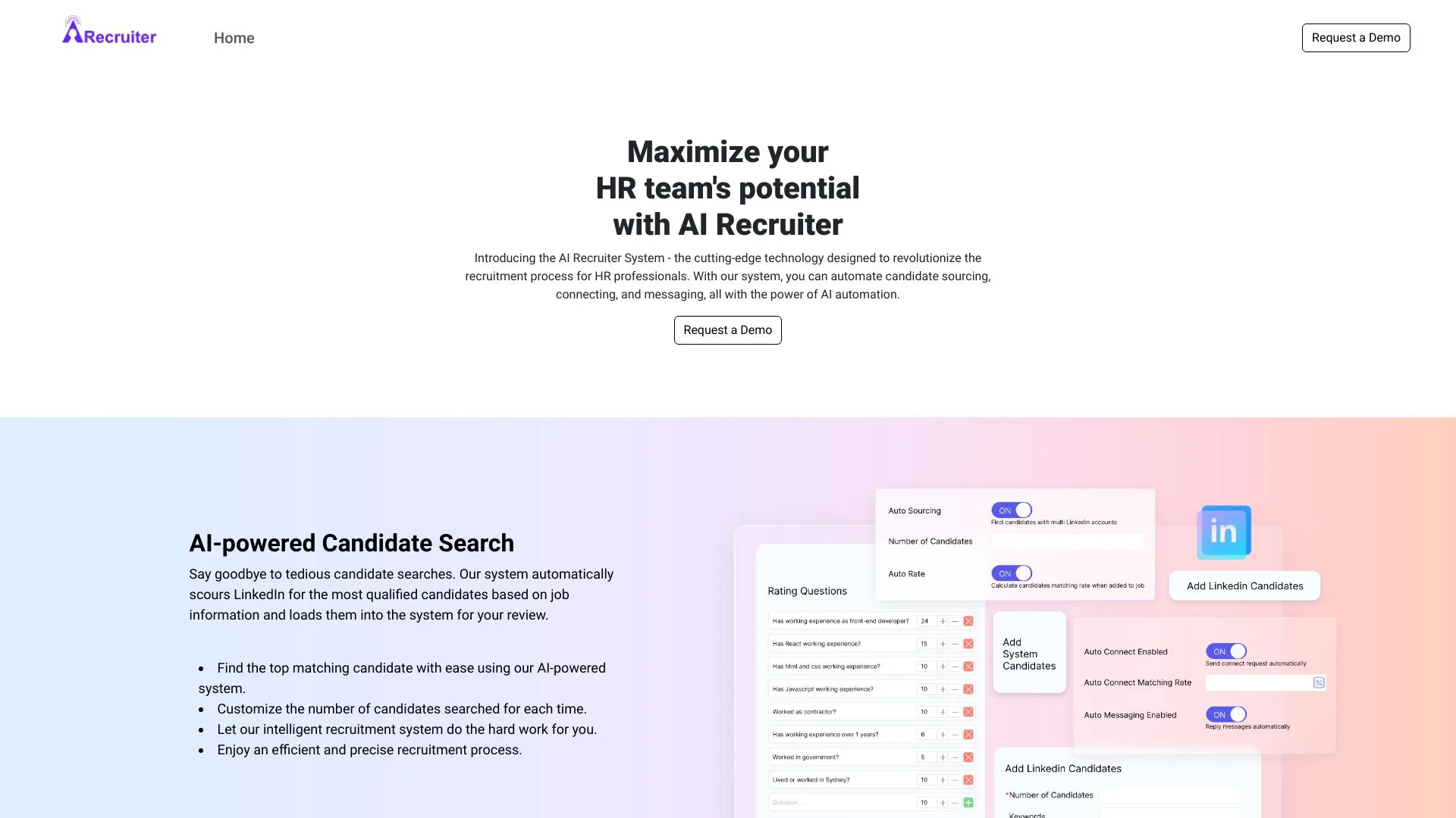 AI Recruiter: Optimize Your Hiring Process with AI | Creati.ai