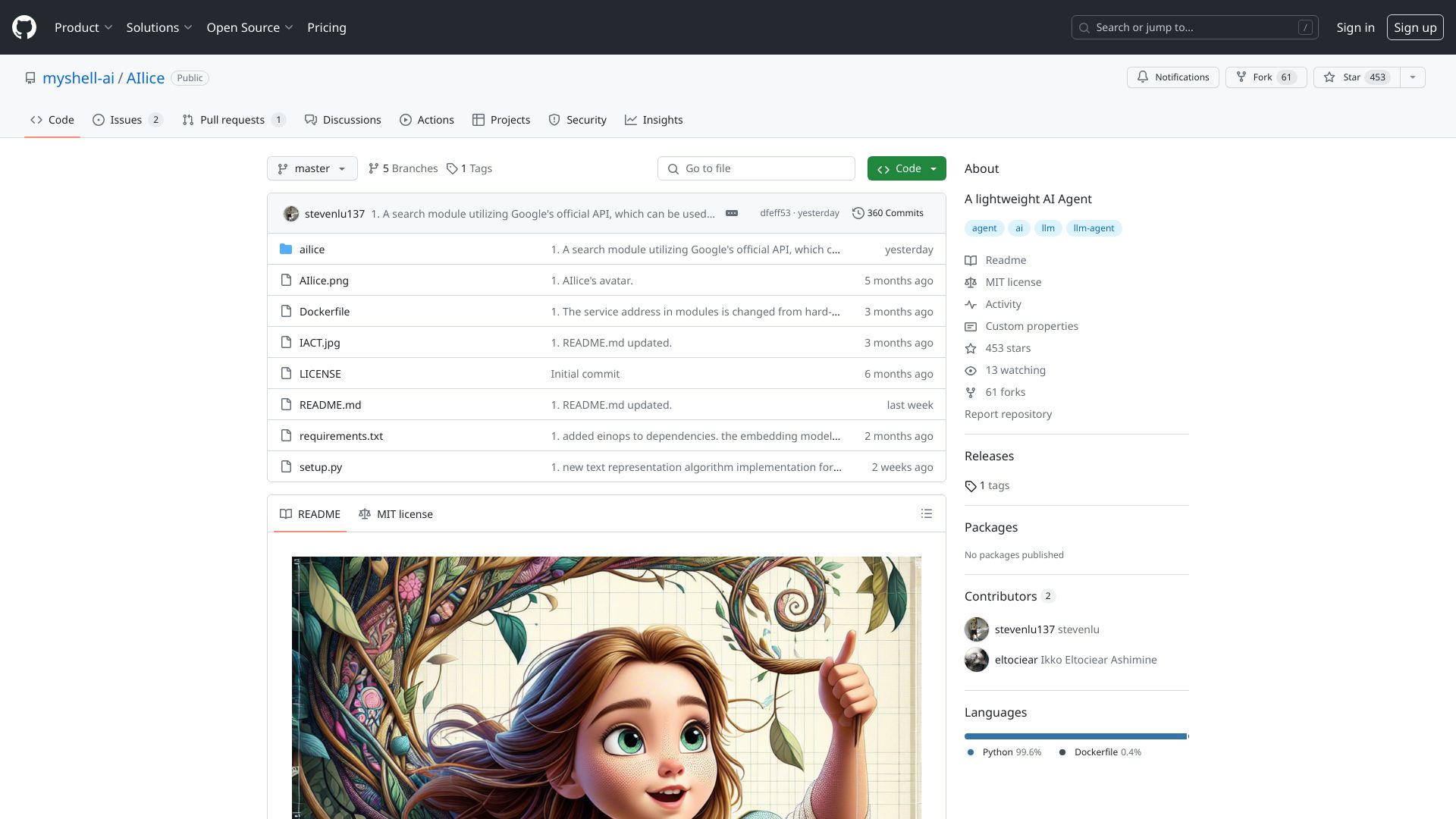 AIlice: Autonomous General-Purpose AI Agent by MyShell.ai | Creati.ai
