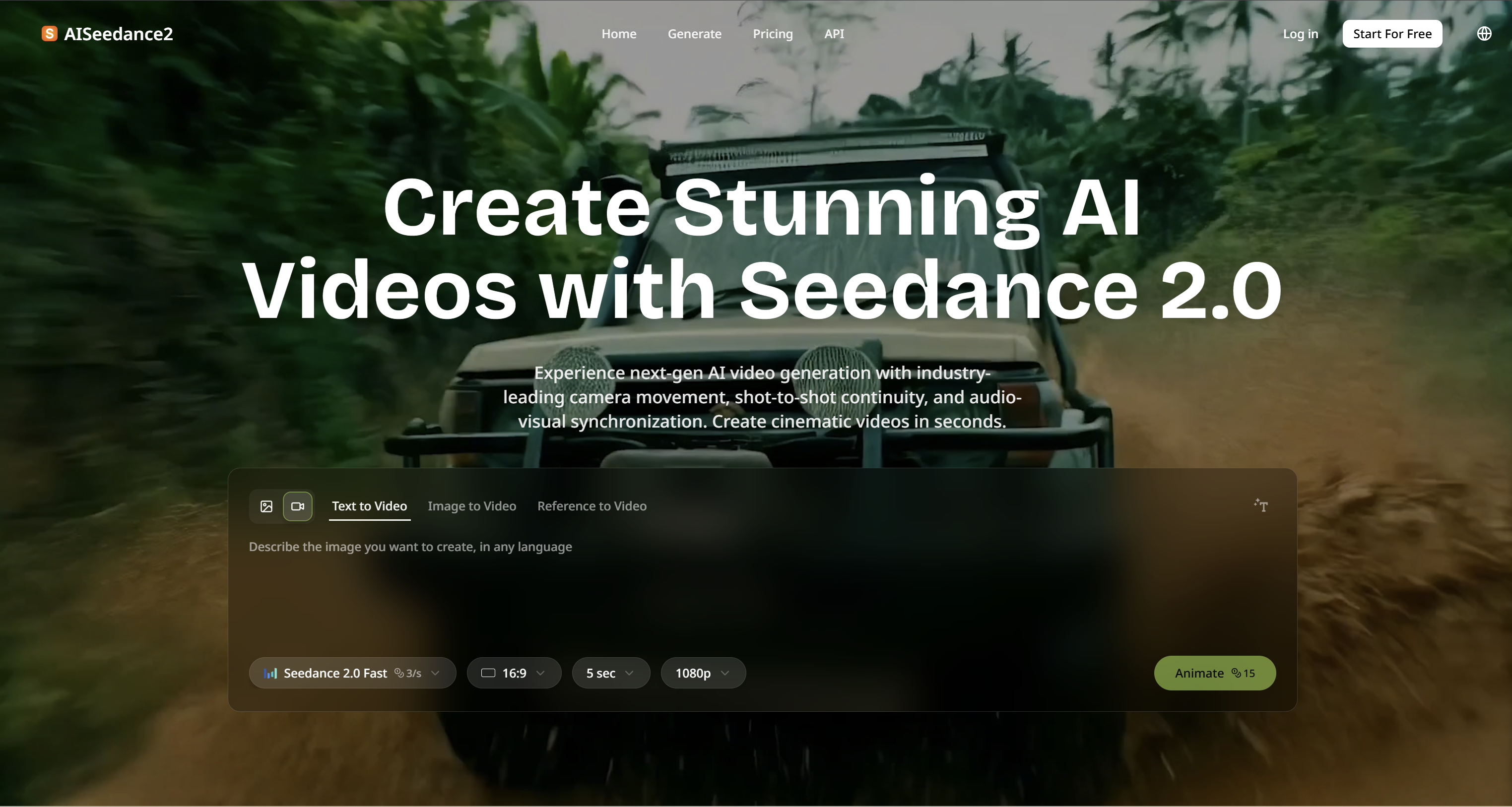 Seedance 2.0 — Cinematic AI Video Generator for Creators | Creati.ai