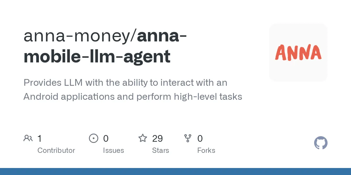 Anna Mobile LLM Agent: AI Assistant for Mobile Finance | Creati.ai