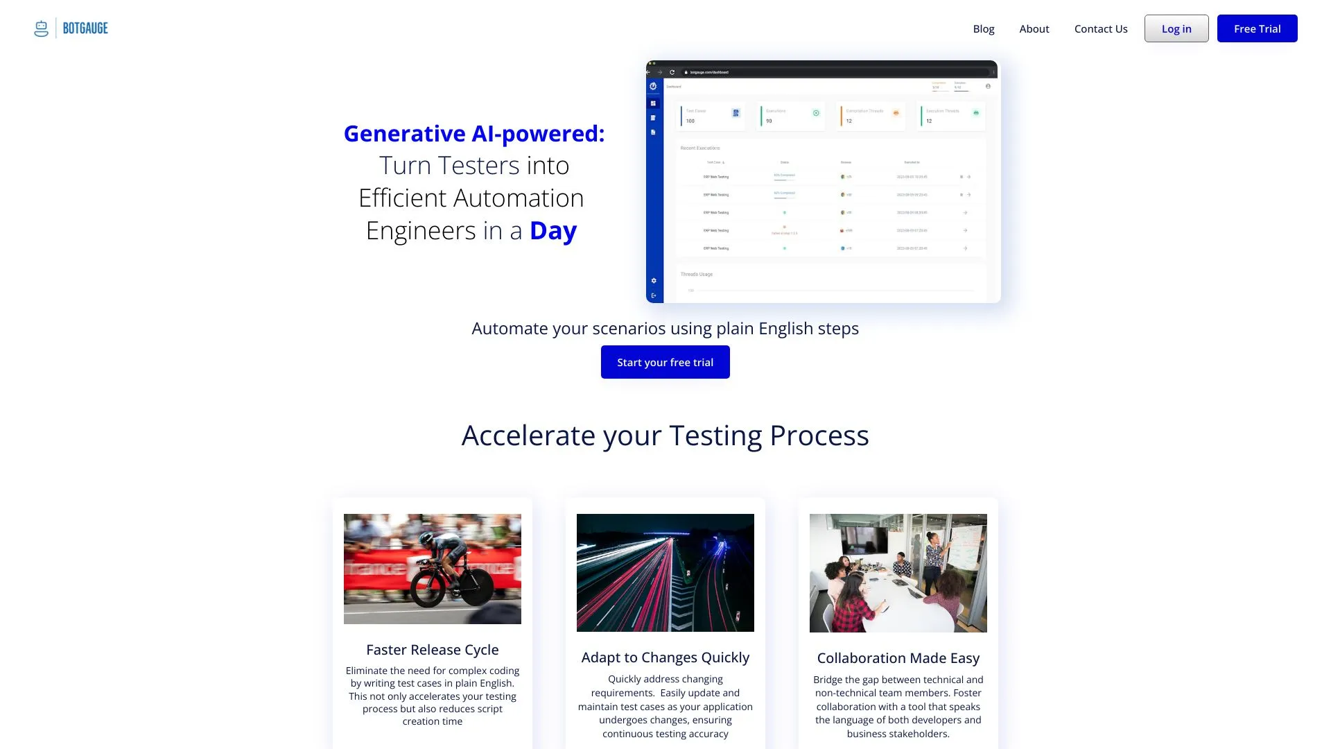 BotGauge: AI-Powered Low-Code Test Automation Platform | Creati.ai
