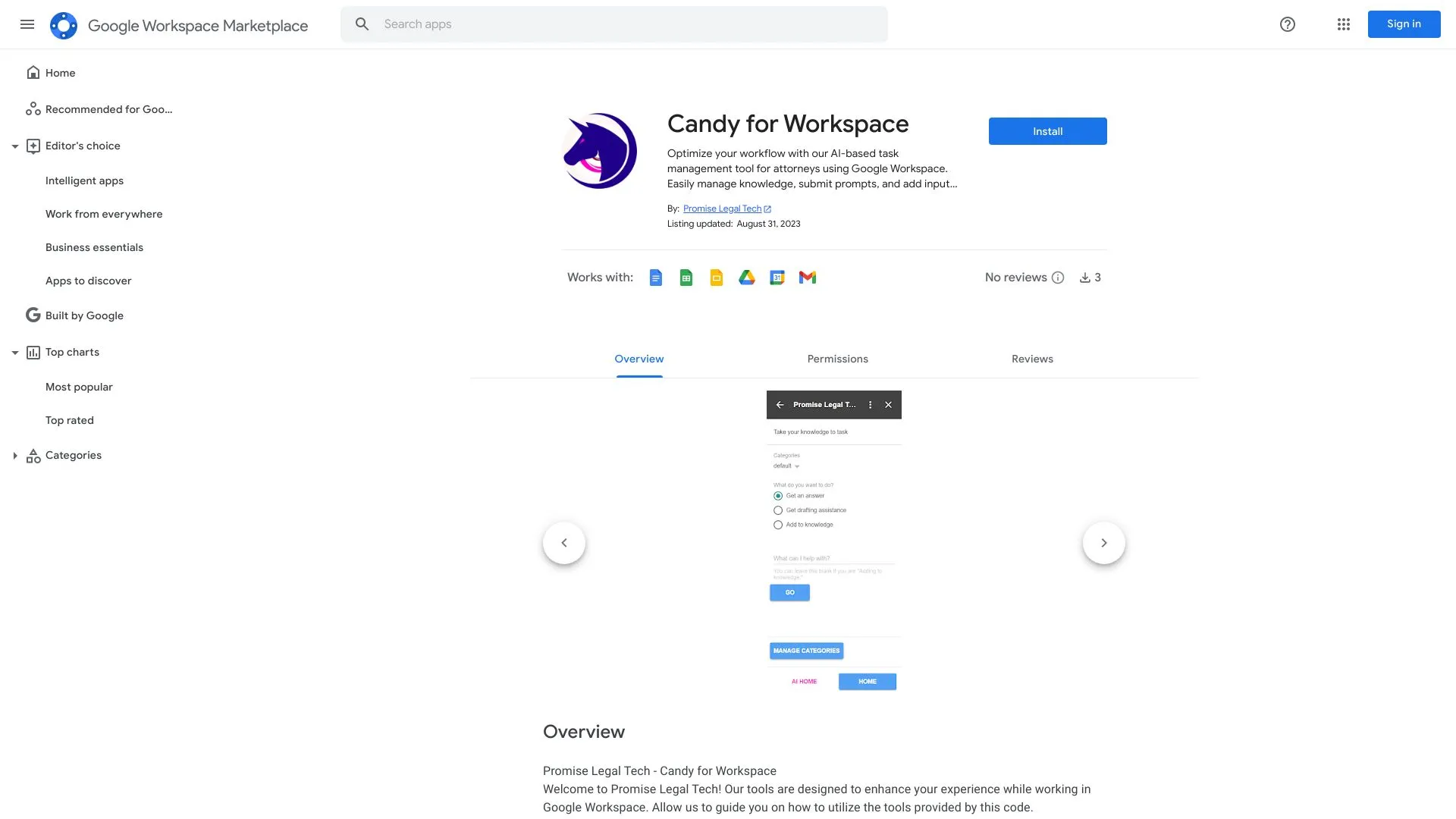 Candy for Workspace: Gestión de Tareas de IA para Abogados | Creati.ai
