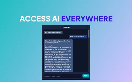 Cosmo R43 Cosmo AI: Your All-in-One Productivity Assistant | Creati.ai