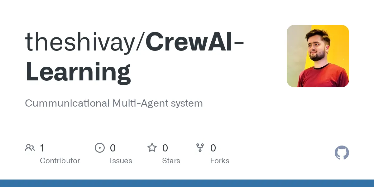 how to build multi-agent ai with crewai python in 13... CrewAI-Learning: Multi-Agent RL Framework in Python | Creati.ai