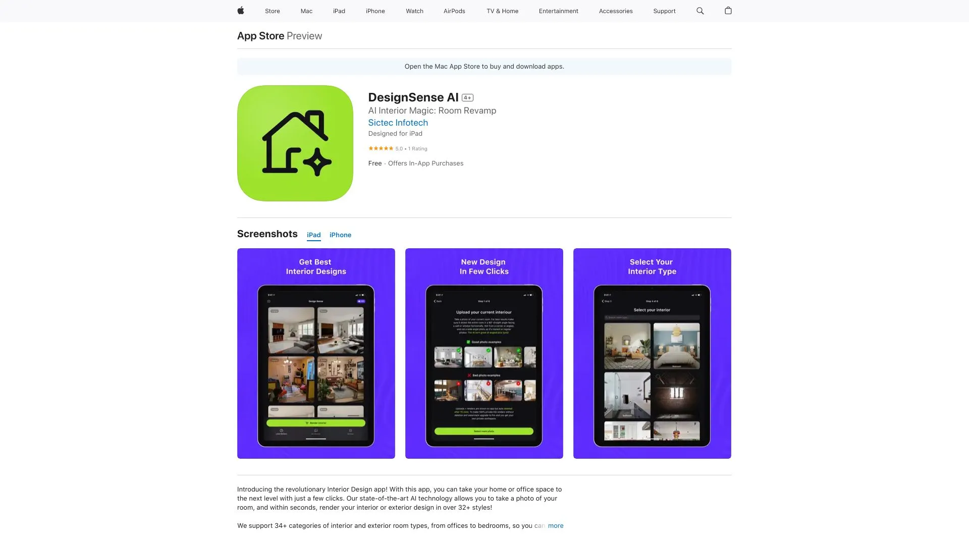 DesignSense AI: Revolutionize Your Interior Design with AI | Creati.ai