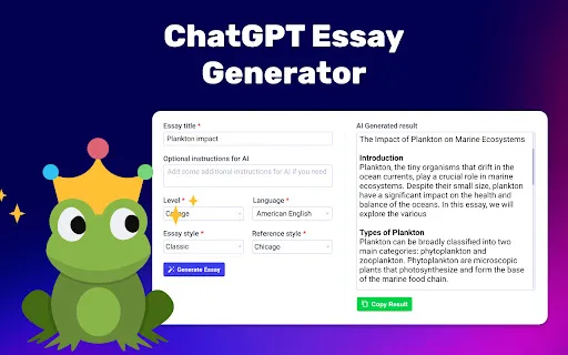 Essay Generator: Escritura Sin Esfuerzo con IA | Creati.ai