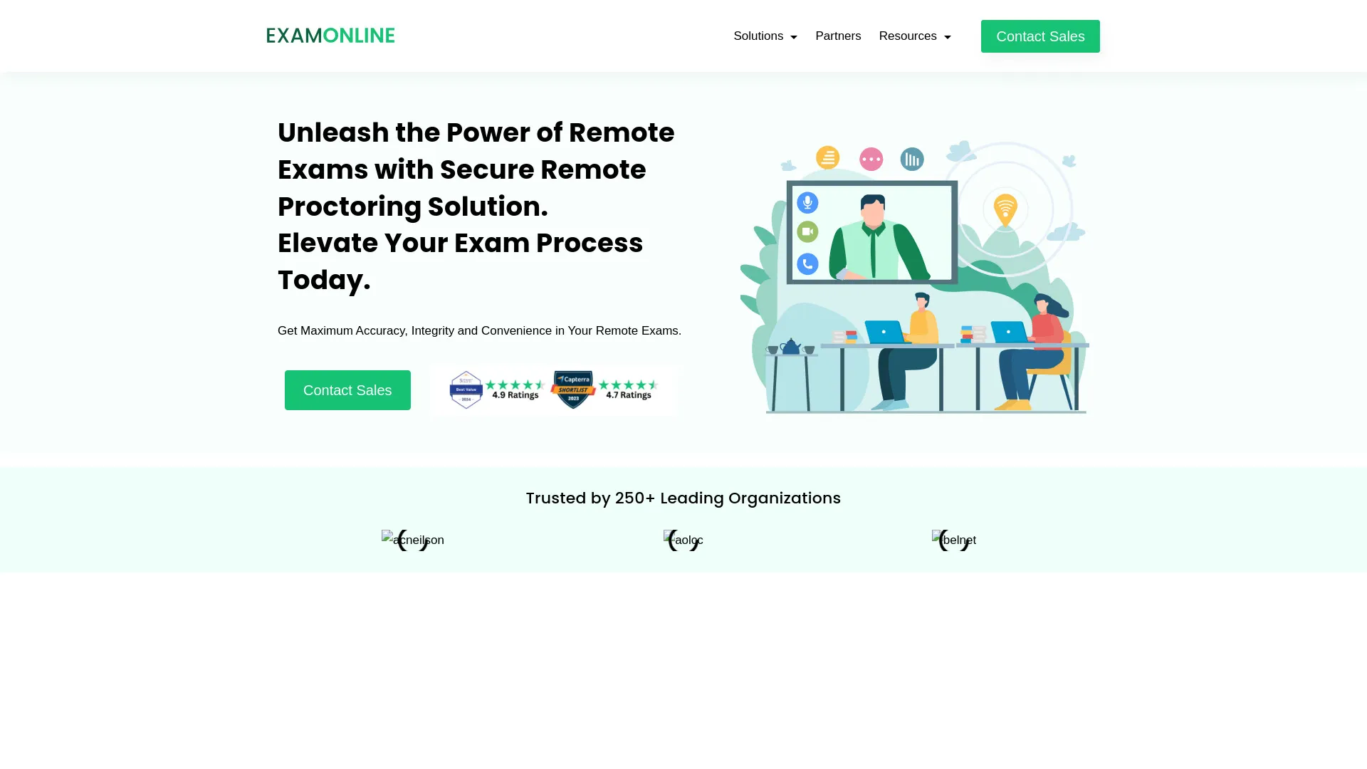 ExamOnline: Secure Remote Proctoring Solutions for Exams | Creati.ai