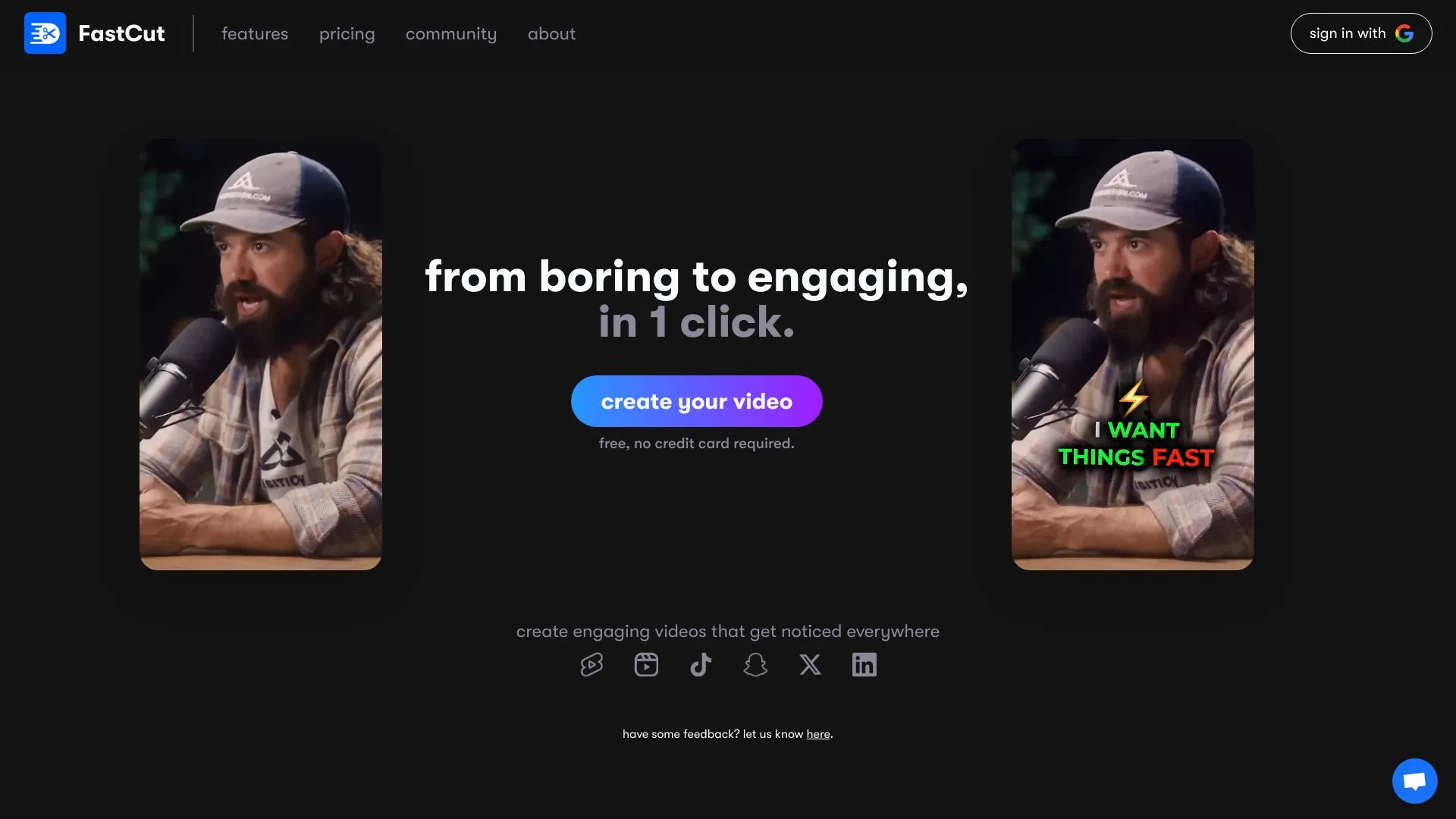 Fastcut FastCut AI: Automatic Caption Generation for Videos | Creati.ai