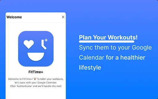 FitTime+: Extensión de Programación de Fitness Inteligente | Creati.ai