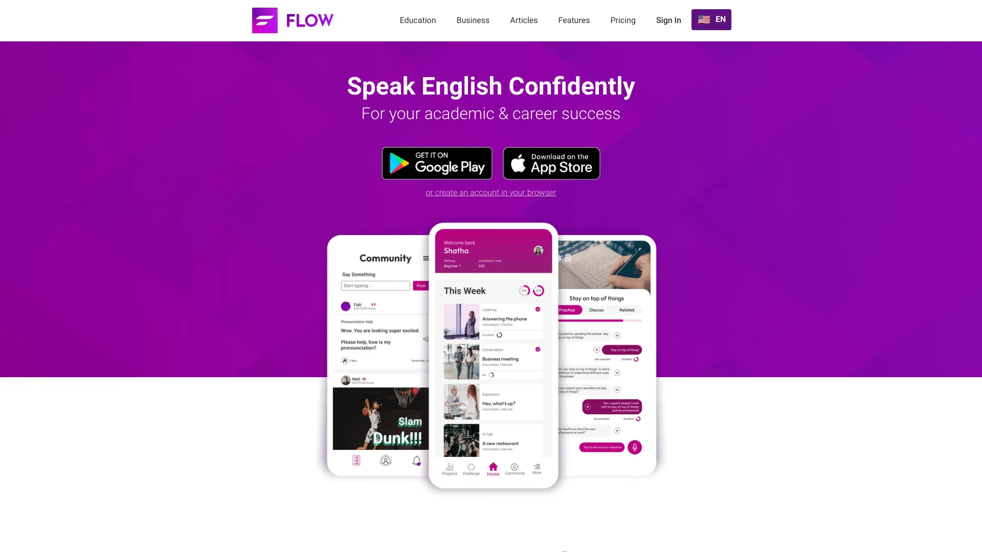 FlowSpeak: práctica de habla en inglés mejorada por IA | Creati.ai