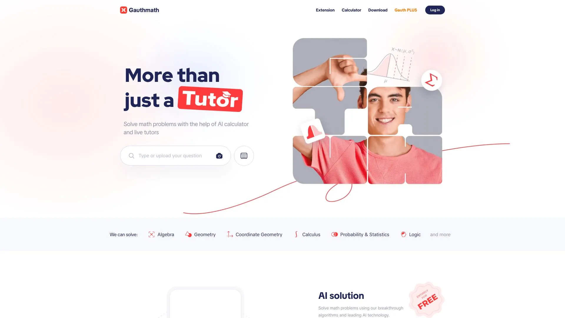 Gauthmath: AI Homework Helper for Math & Science | Creati.ai
