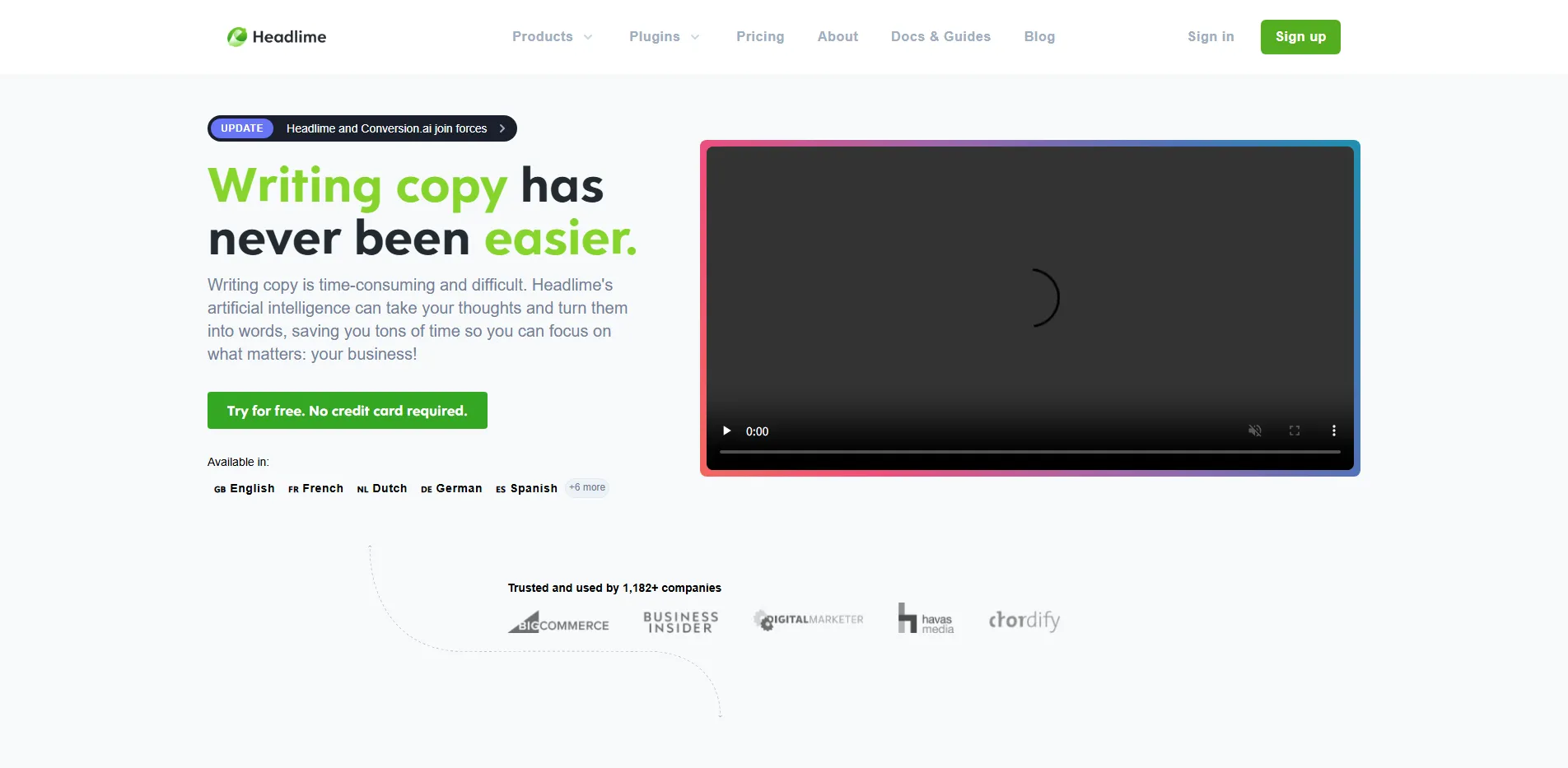Headlime - AI Content Generation Made Easy | Creati.ai