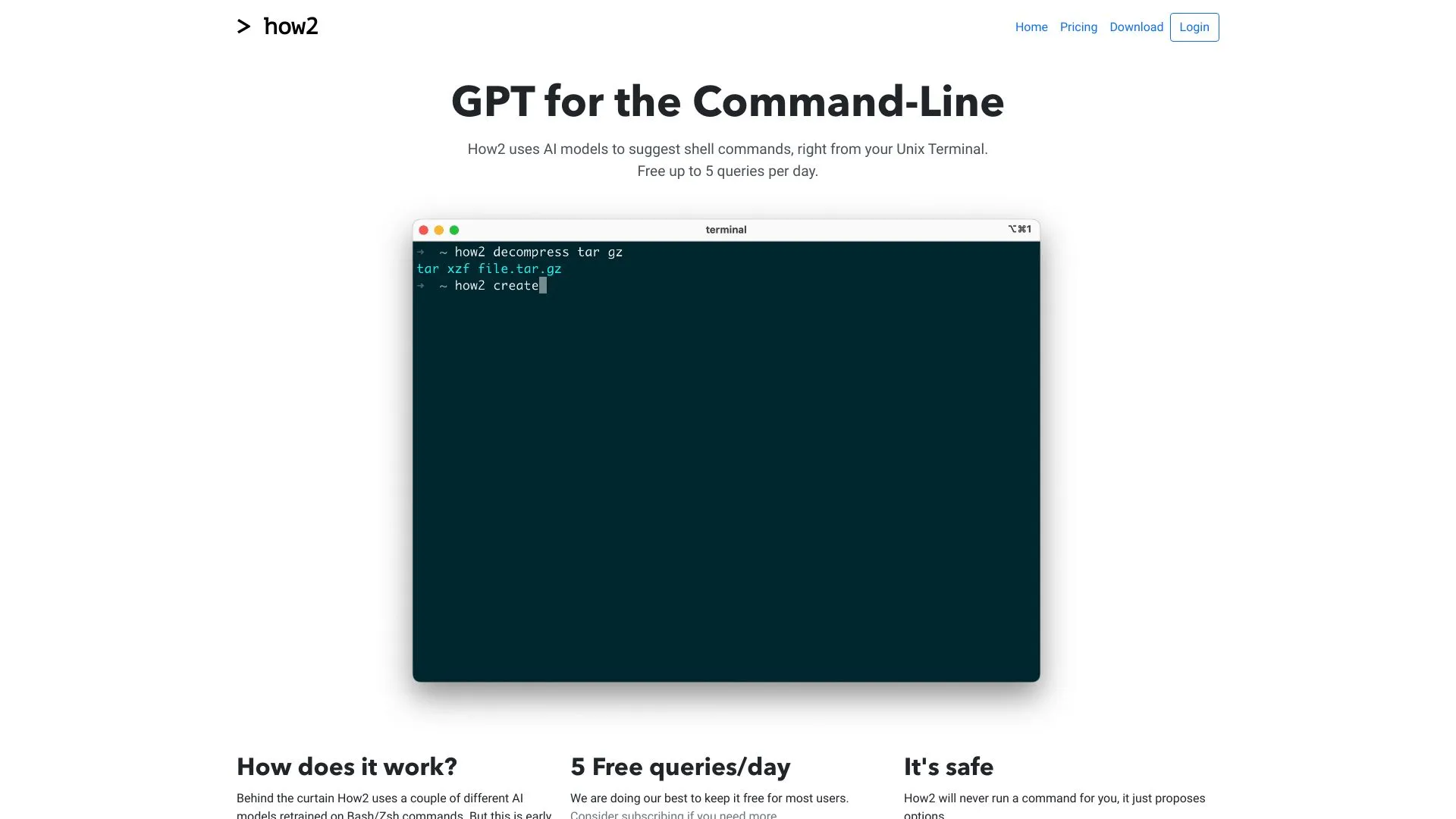 How2: AI-powered Shell Command Suggestions | Creati.ai