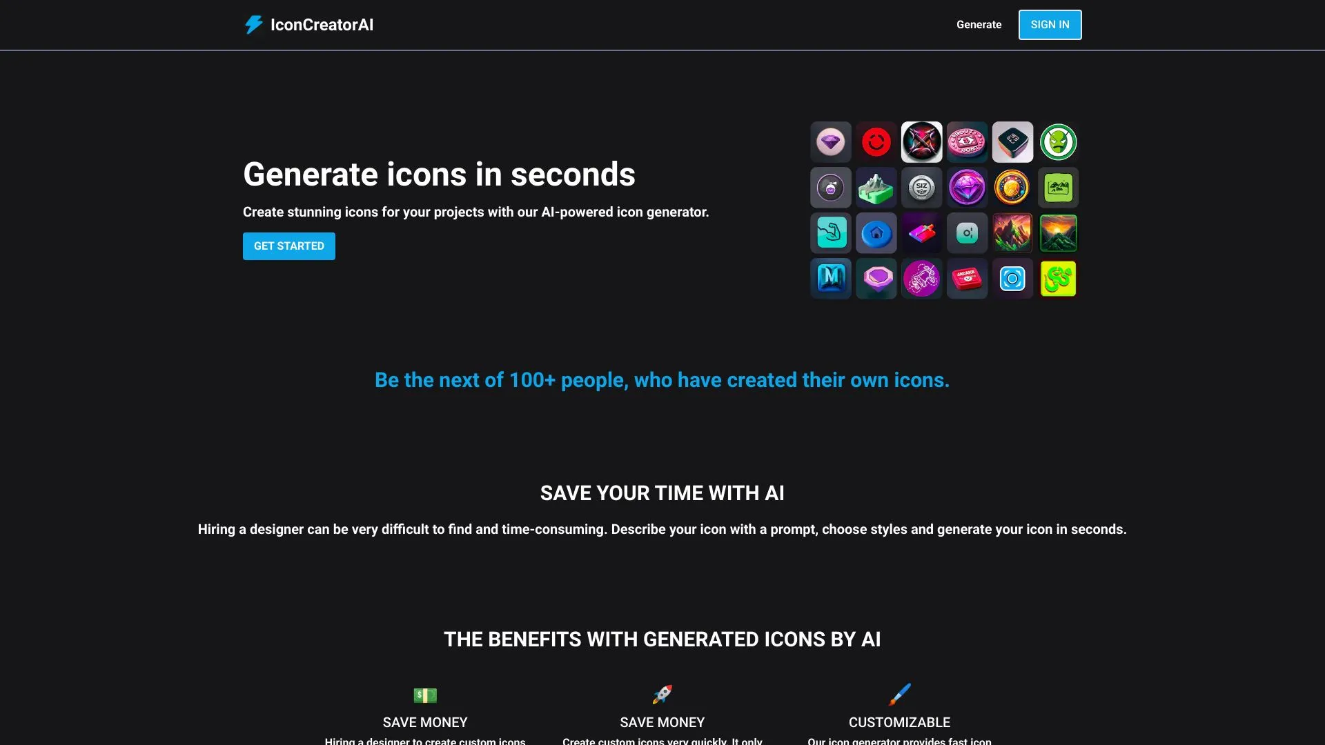 IconCreatorAI: AI-Powered Icon Creation Tool | Creati.ai