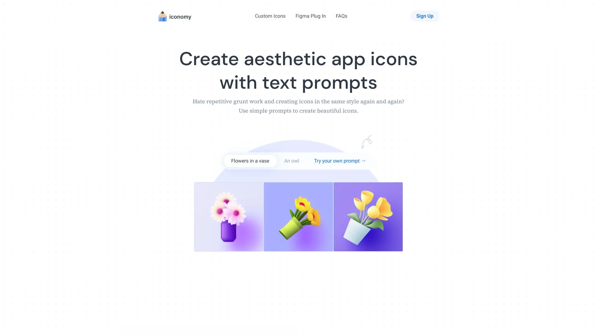 Iconomy: Custom Icon Generation Made Easy | Creati.ai