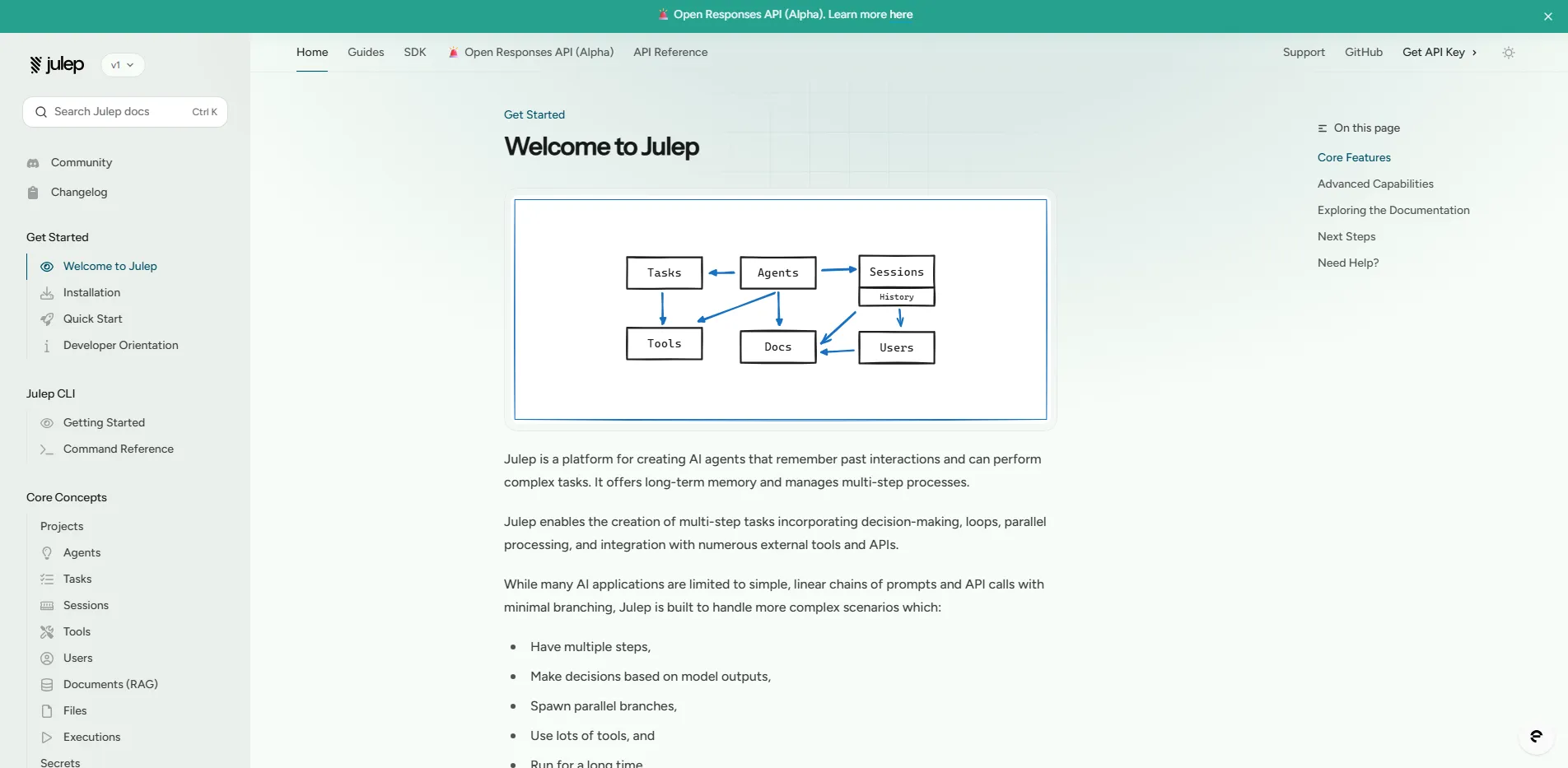 Julep AI: No-Code Platform for Building AI Agents & Workflows | Creati.ai