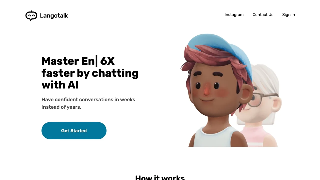 Langotalk: AI-Powered Language Learning for Faster Results | Creati.ai