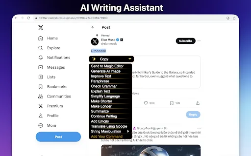 Ai Chrome Extension Power By Chatgpt Enhance Productivity Creati Ai