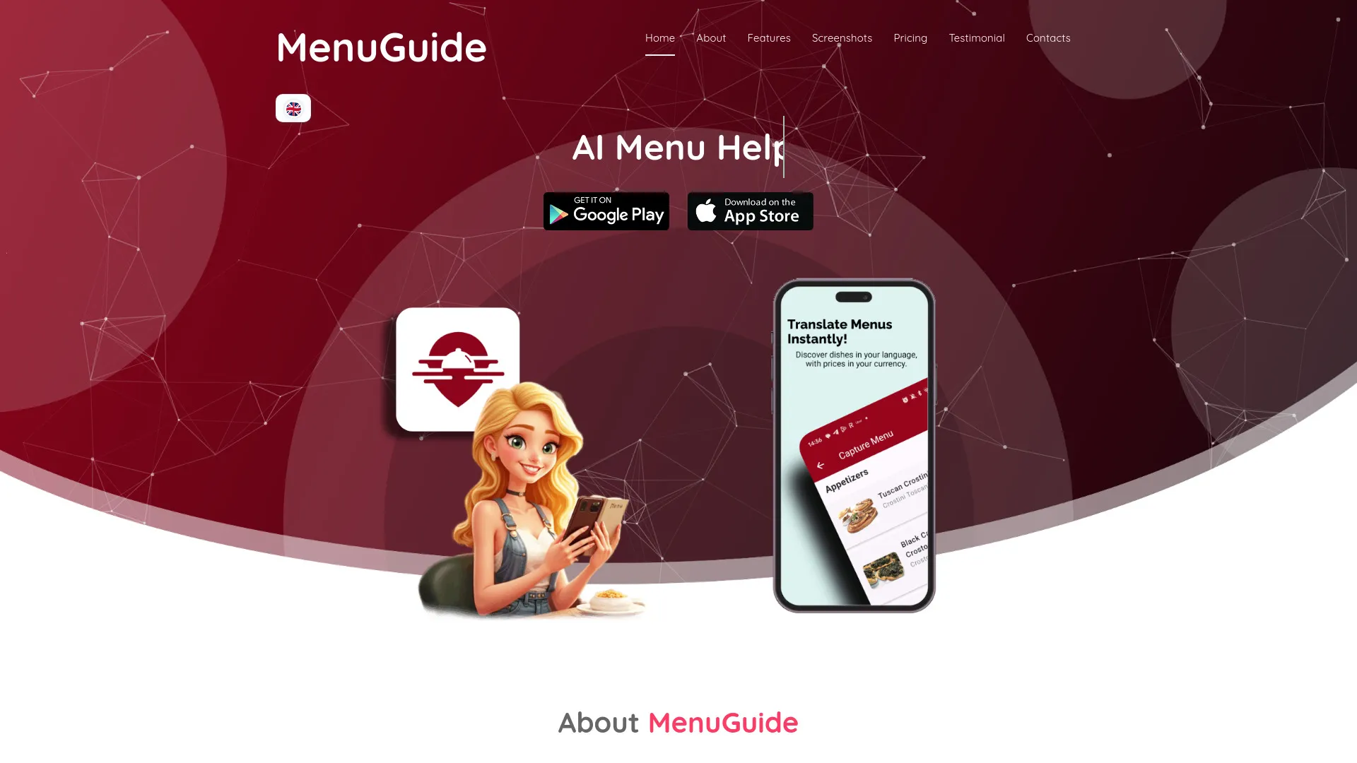 MenuGuide: AI-Powered Menu Translator for Travelers | Creati.ai