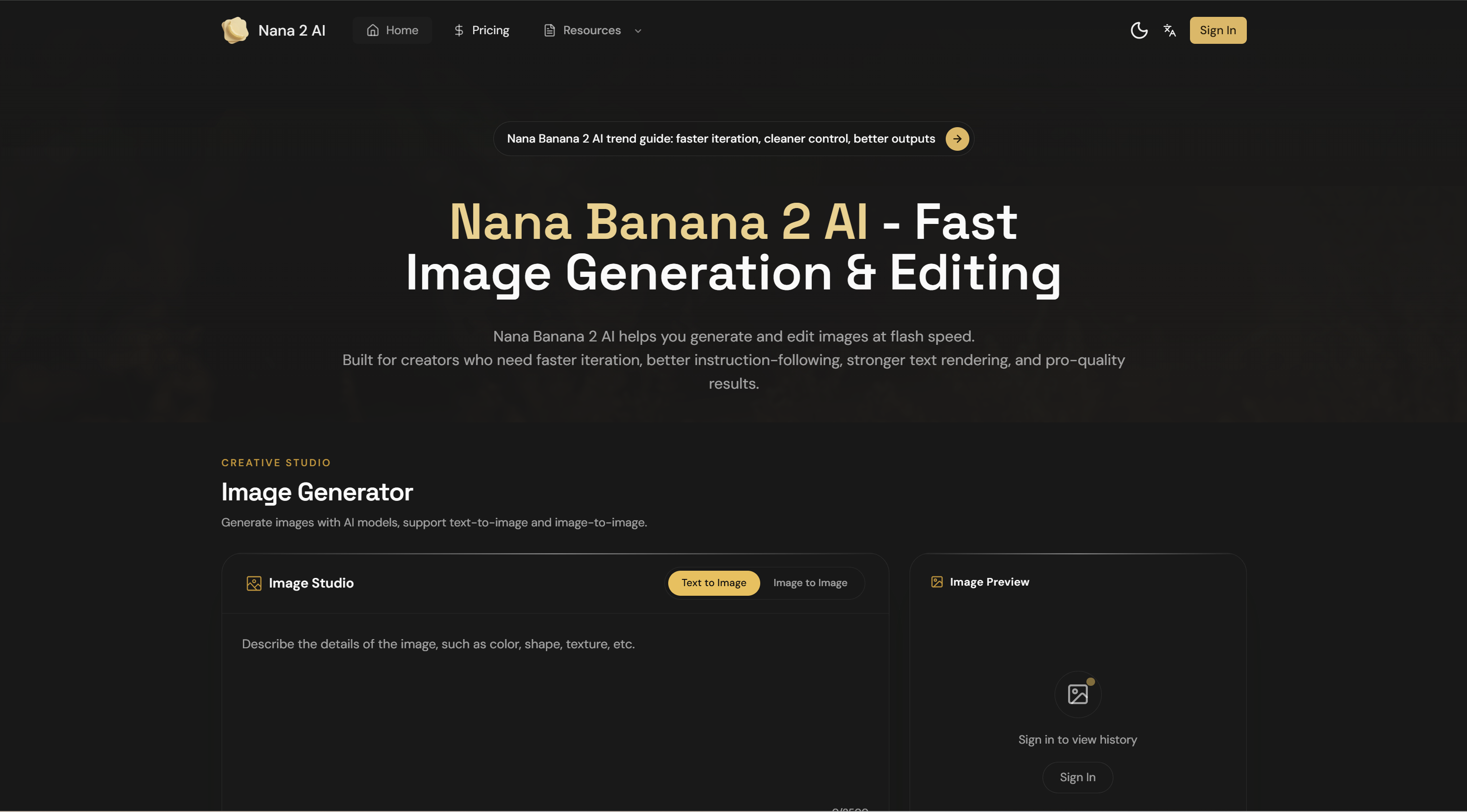 Nana Banana 2 AI — Generador y Editor de Imágenes Rápido (Estudio ...
