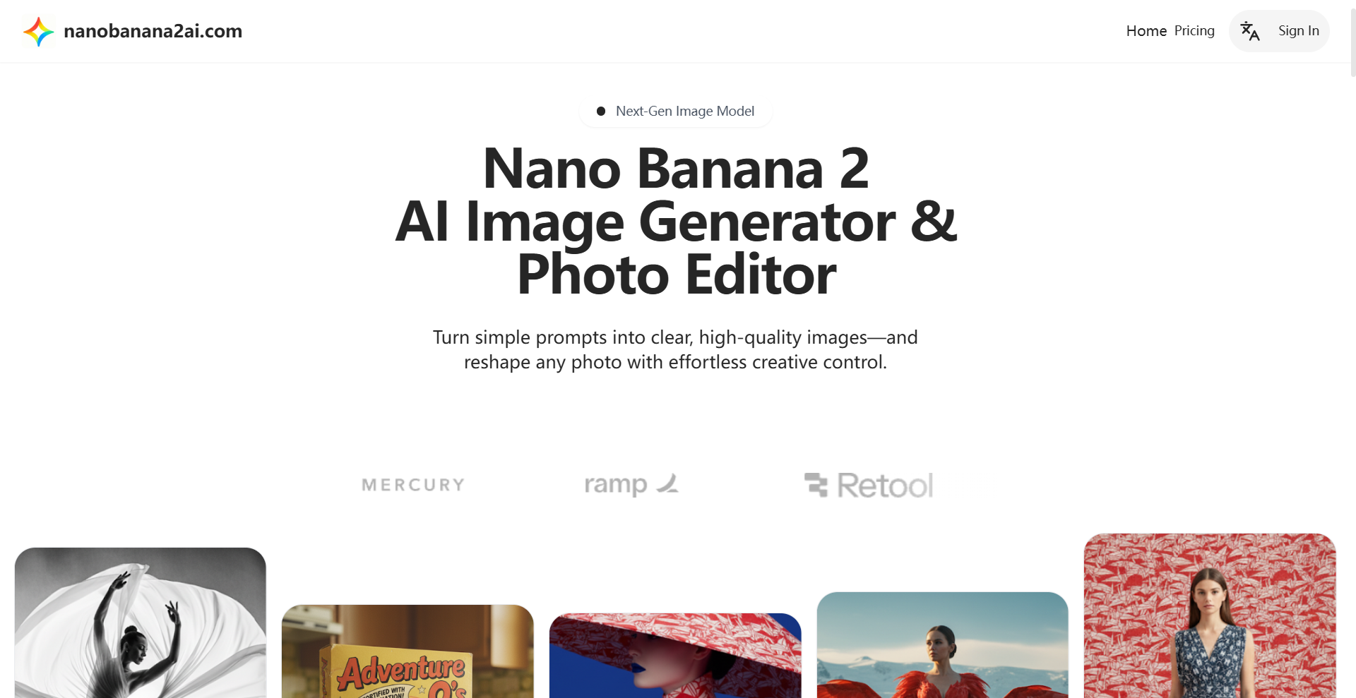 Nano Banana 2 – Generador y Editor Avanzado de Imágenes AI | Creati.ai