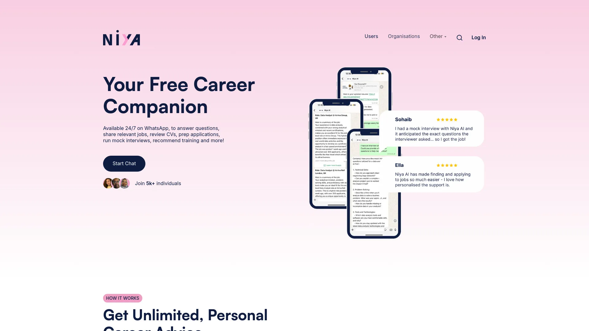 Niya Form.pdf Niya AI: Free 24/7 Career Companion on WhatsApp | Creati.ai