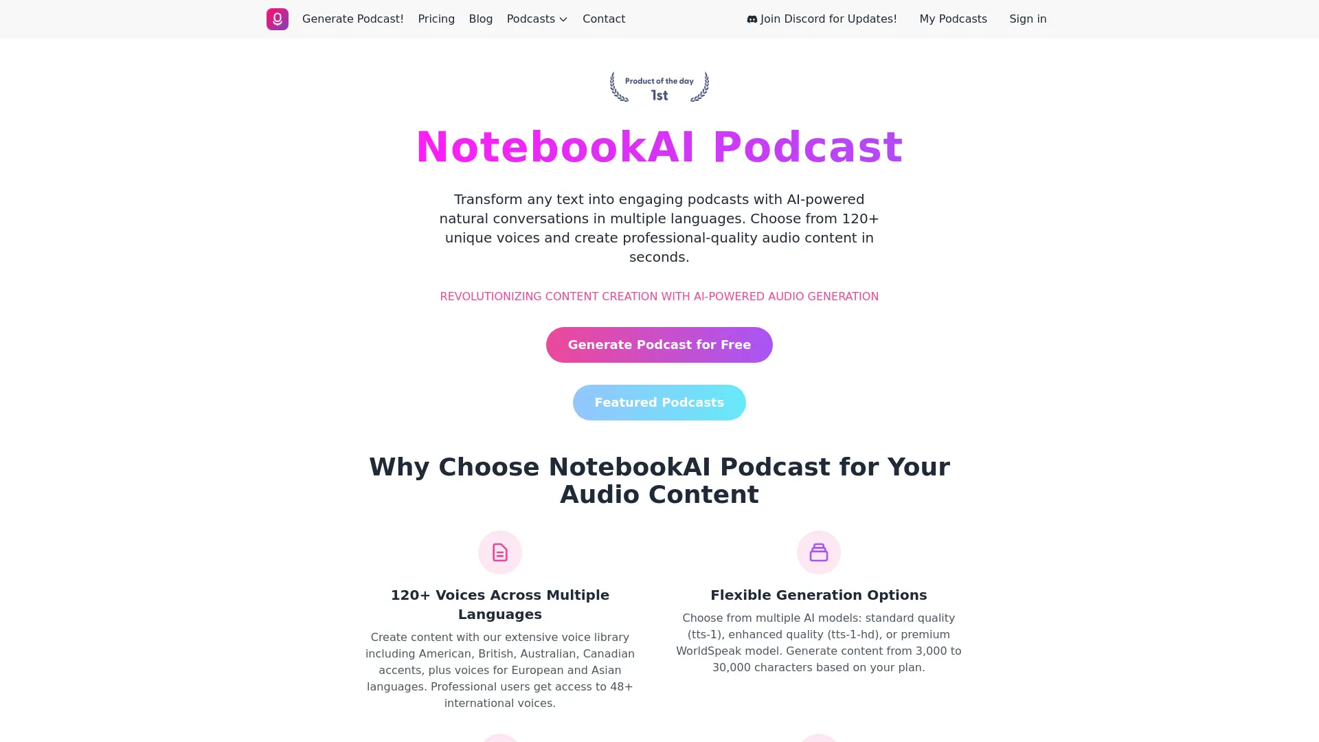AIdeaFlow Podcast: Transform Text into Engaging AI Podcasts | Creati.ai