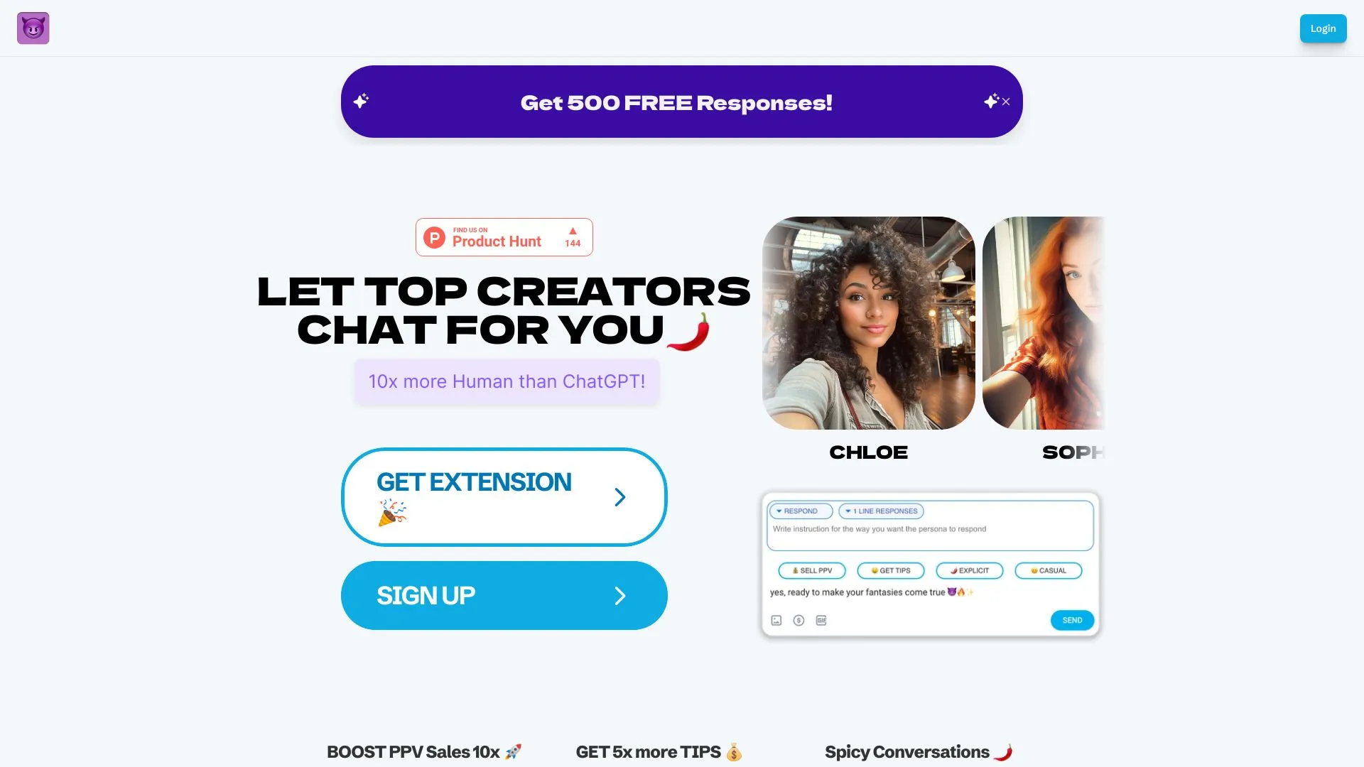 ChatPersona AI Chatbot de IA de OnlyFans para Creadores Creati.ai