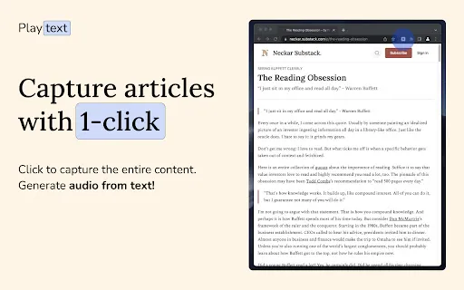 Playtext: Advanced Text to Speech Tool | Creati.ai