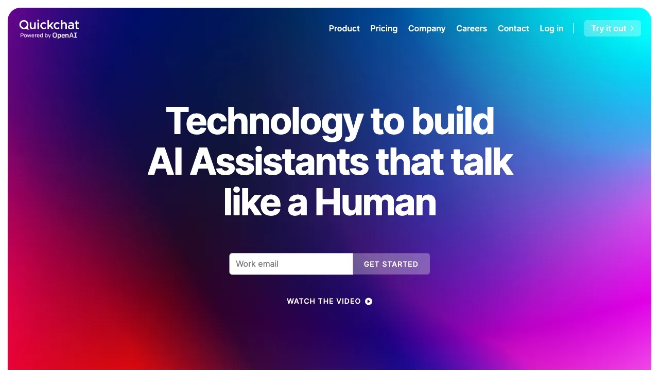 Qchat Quickchat AI: Custom No-Code AI Assistants | Creati.ai