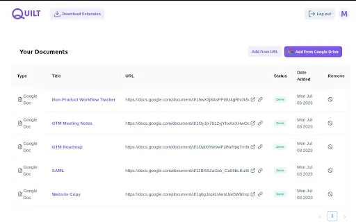 Quilt: Automatiza Tareas de Preventa con la Extensión de Chrome AI ...