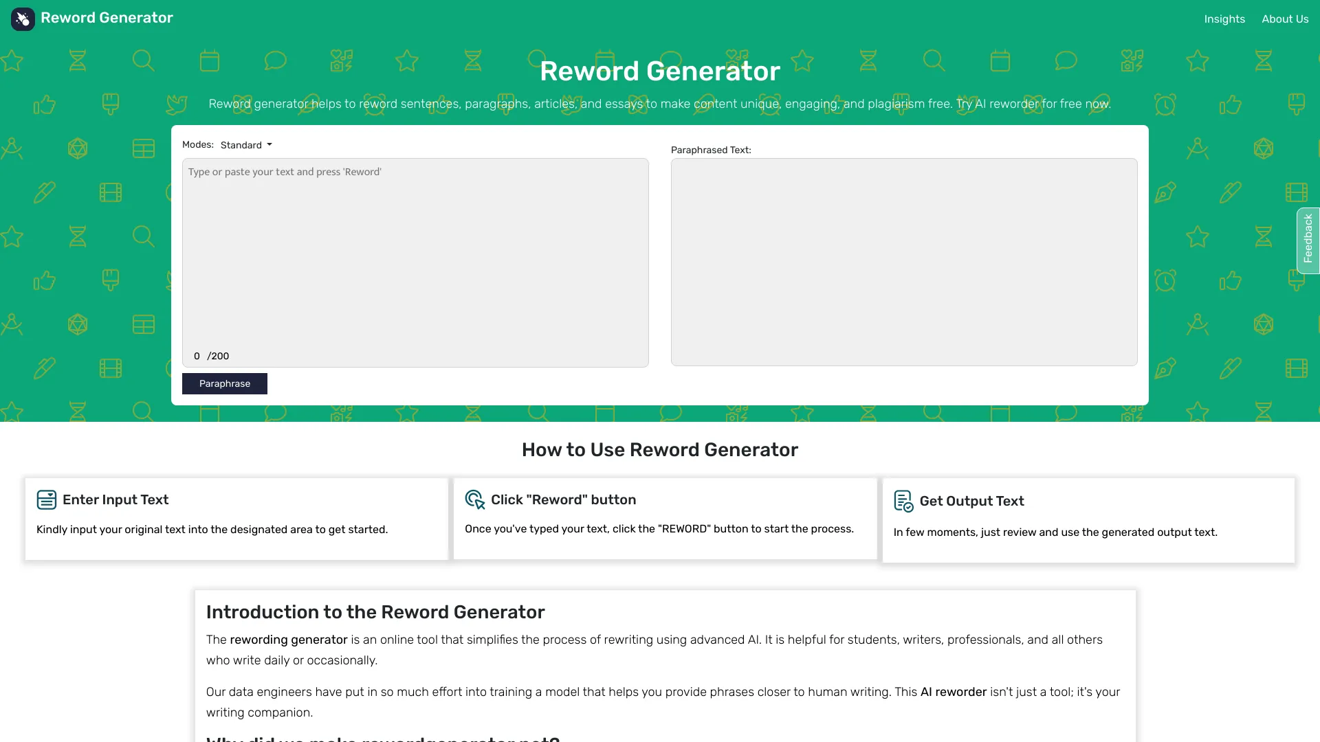 Reword Generator: Best Tool for Unique and Plagiarism-Free Content ...