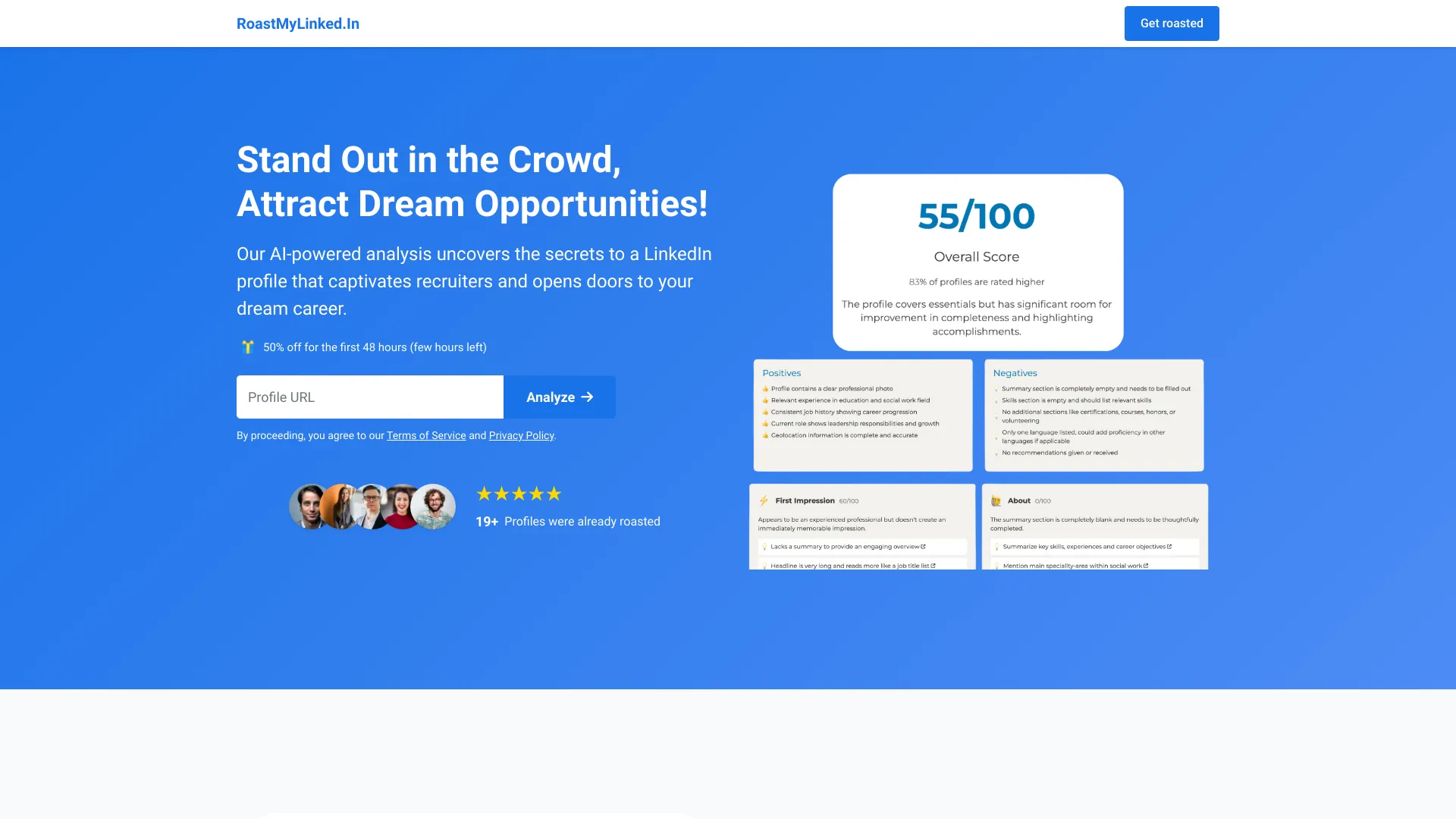 Optimize Your Linkedin Ai Powered Profile Enhancement Roastmylinked