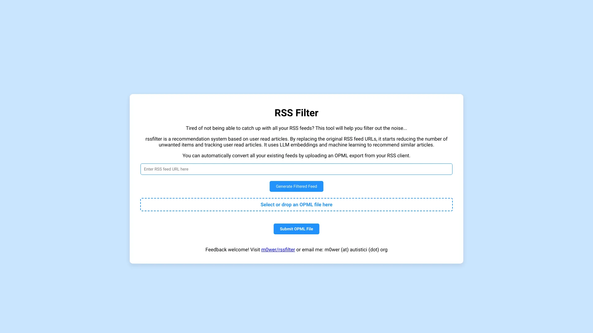 RSS Filter: Smart RSS Feed Management | Creati.ai