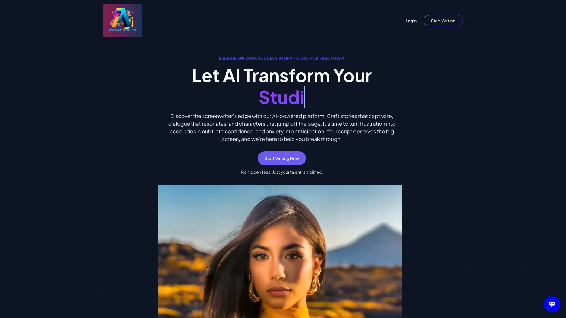 Screenwriting.AI | AI-Powered Scriptwriting Tool | Creati.ai