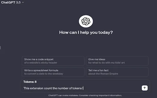Token Counter for ChatGPT - Real-Time Token Tracking | Creati.ai