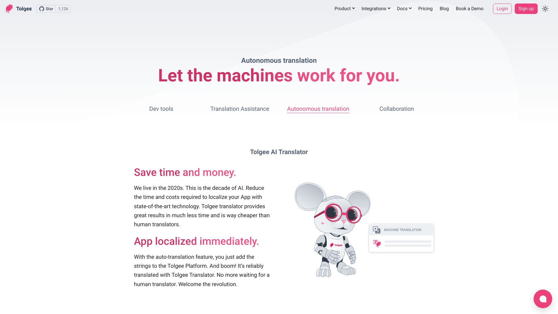 Tolgee - Autonomous Translation for Your Software | Creati.ai