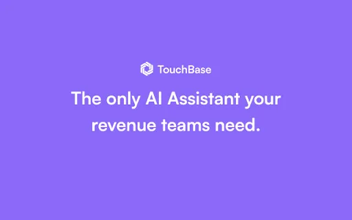 Touch Base Performance TouchBase - AI-Driven Sales Outreach Tool | Creati.ai