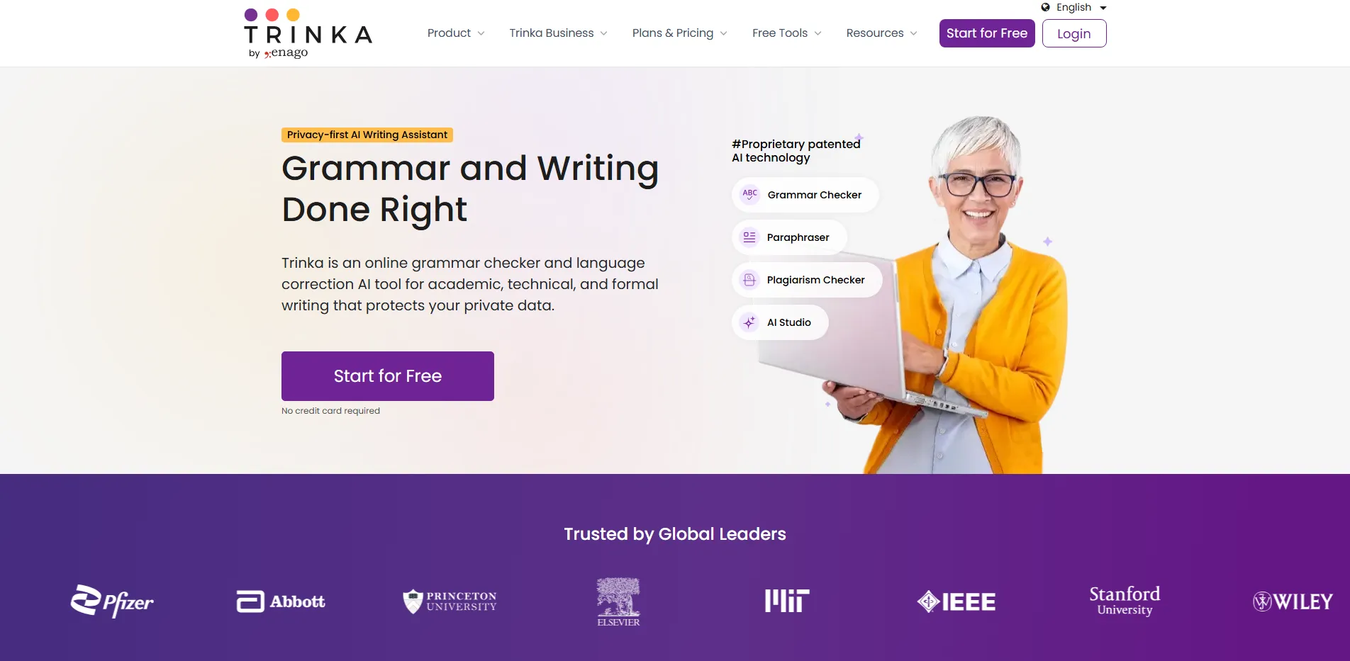 Trinka Ravaoli Trinka AI - Elevate Your Academic Writing | Creati.ai