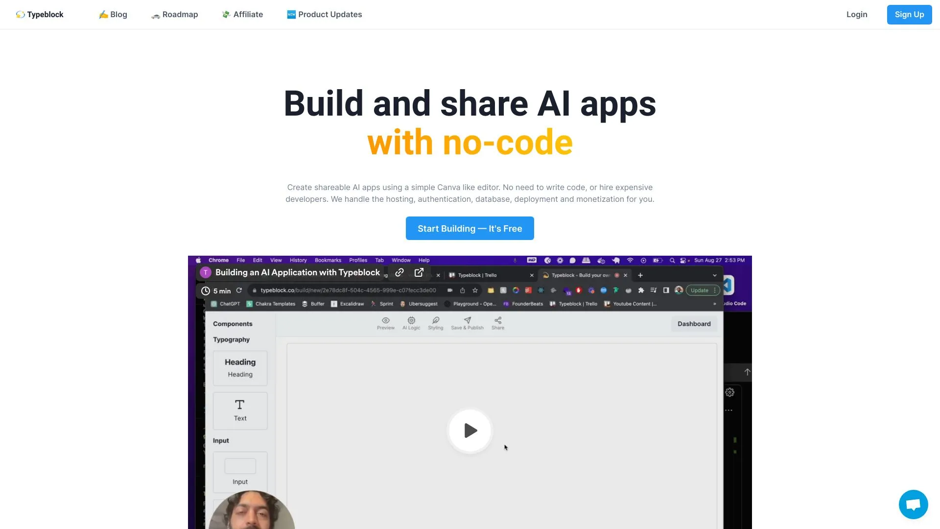 Typeblock - Creación y Compartición de Aplicaciones de IA sin Código ...