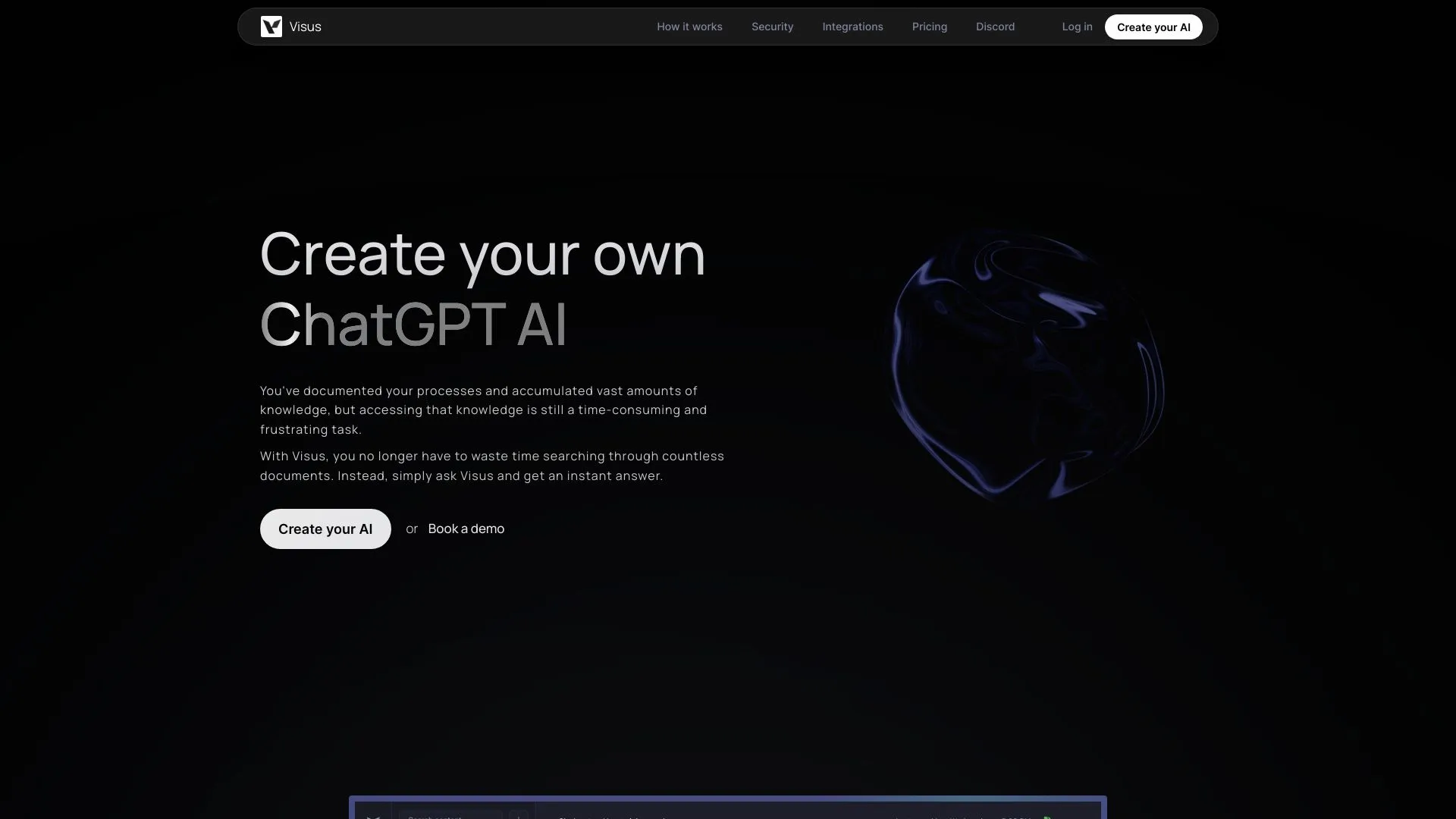 Visus AI: Train Your Personalized ChatGPT | Creati.ai
