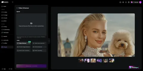 Media.io AI Video Enhancer