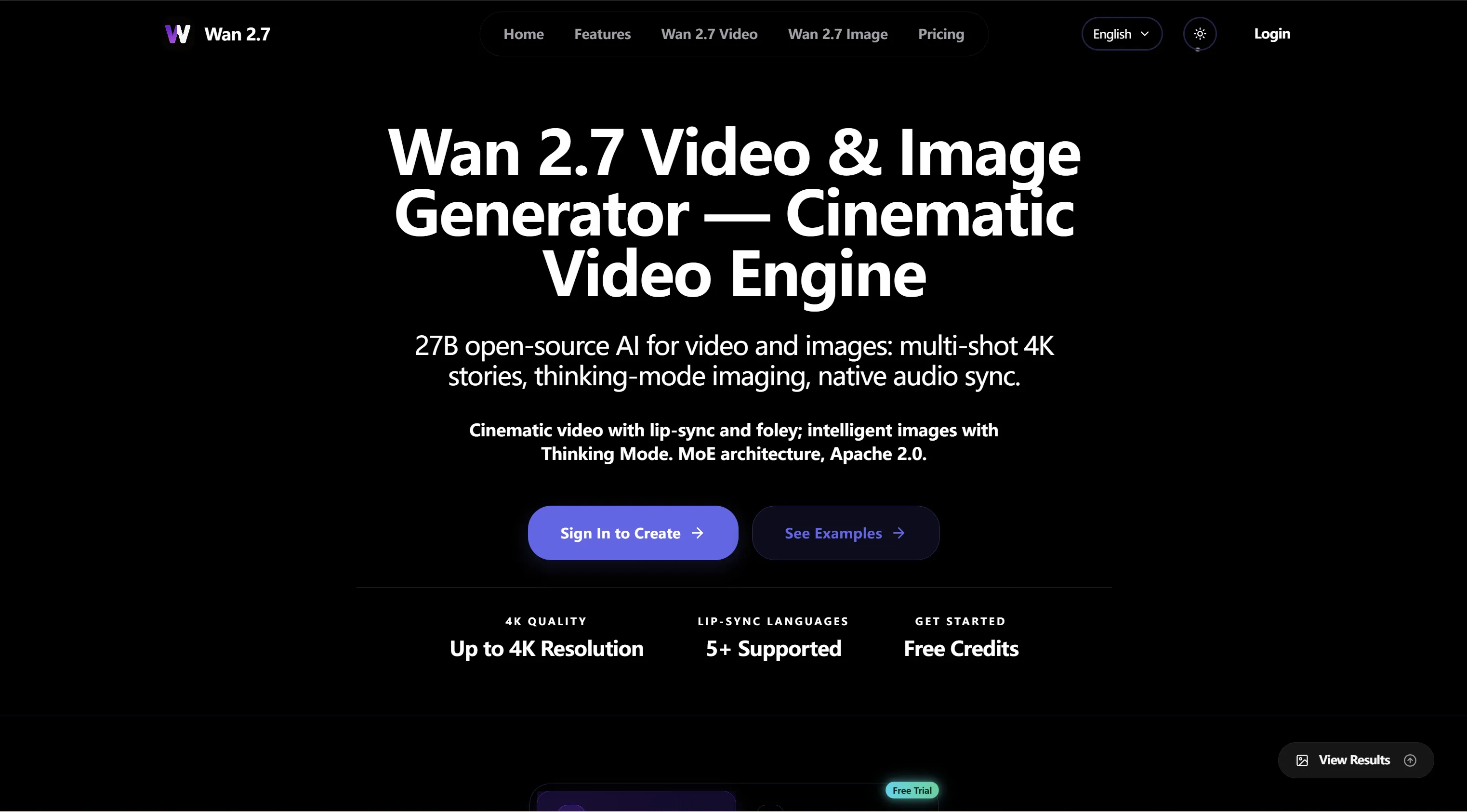 Wan 2.7 AI Video and Image Generator Platform | Creati.ai