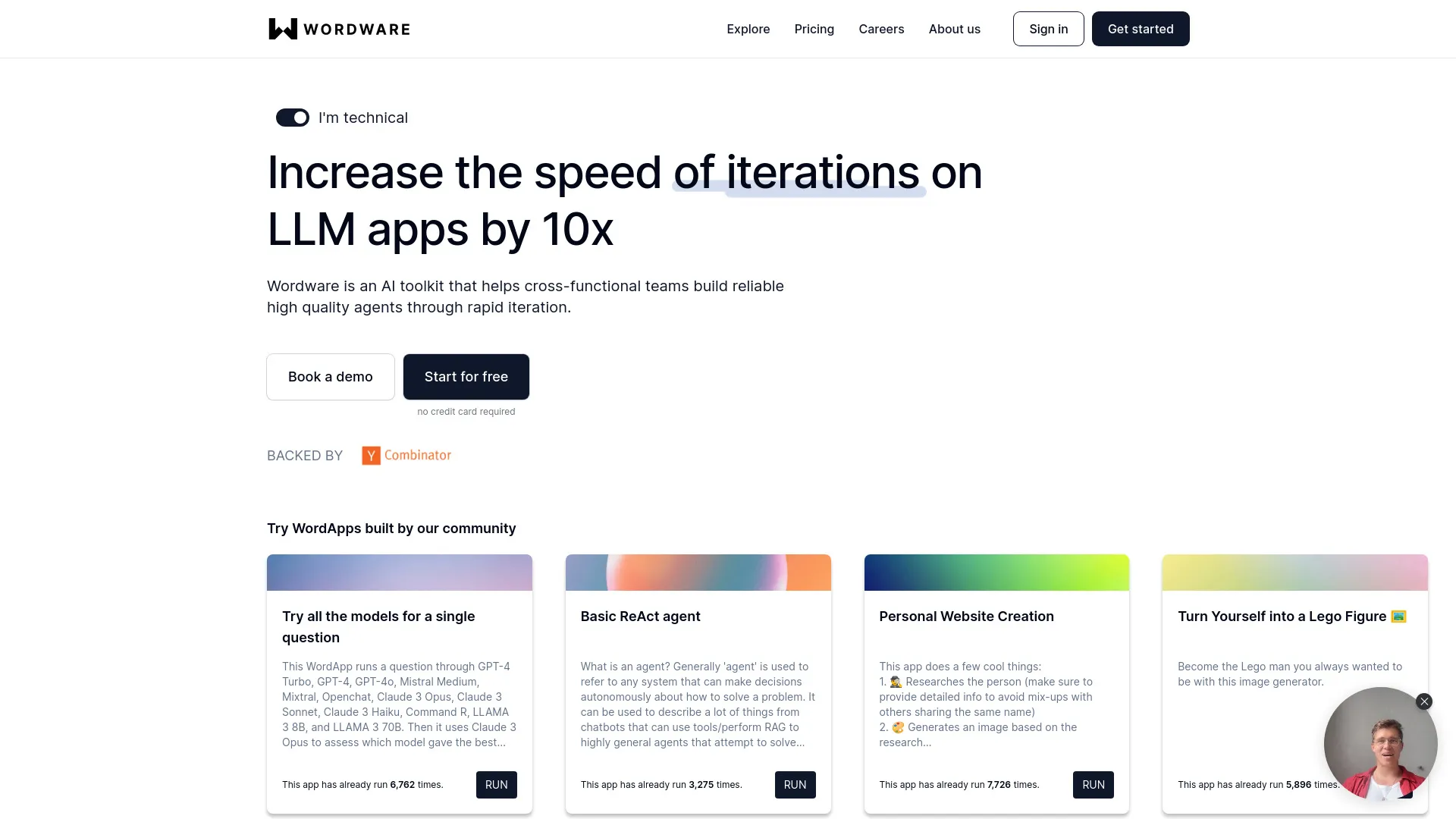 Build AI Apps 20x Faster with Wordware | AI Development | Creati.ai
