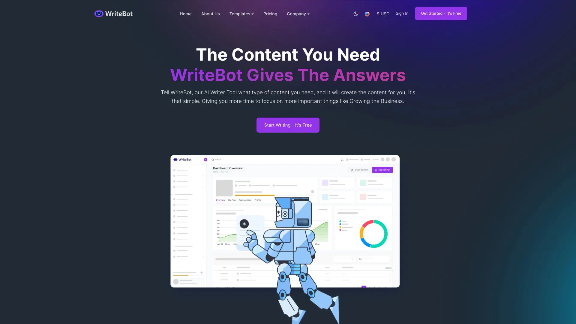 AiwriterTool - AI Writing Assistance for High-Quality Content | Creati.ai